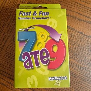 7 Ate 9 Card Game Fast & Fun Number Crunching! Card Game